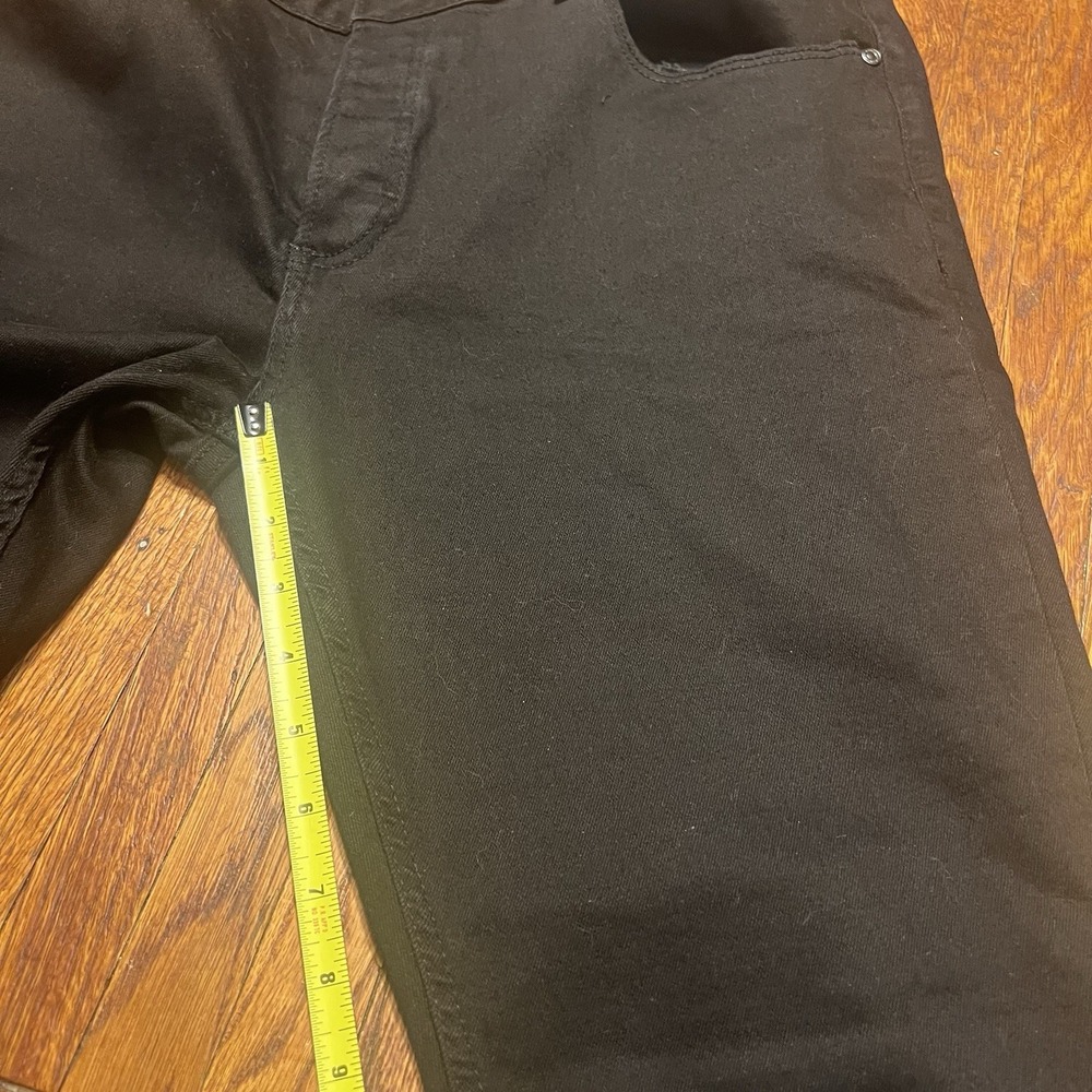 BoohooMAN Black Skinny Jeans Stretch Denim Pants Men's Size 34x33 - Picture 7 of 10